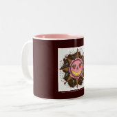 Erdbeersun-Tage - zwei tonen Tasse (Rosa) (Vorderseite Links)