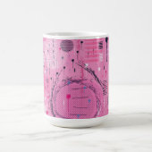 Erdbeersundae-Abstract-Art  Kaffeetasse (Mittel)