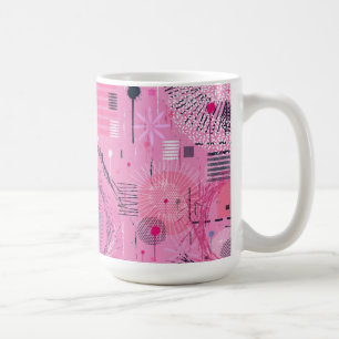 Erdbeersundae-Abstract-Art  Kaffeetasse