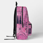 Erdbeersundae-Abstrakte Kunst Bedruckter Rucksack (Links)