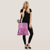 Erdbeersundae-Abstrakte Kunst Tasche (Am Model)