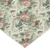 Erdbeersünden – Gothic Medium Pattern Tischdecke (Schrägansicht)
