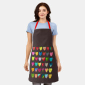 Erdbeersüße niedliche Fruchtfarbe Schürze (Getragen)