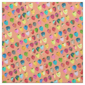 Erdbeersüße niedliche Fruchtfarbe Stoff (Muster)
