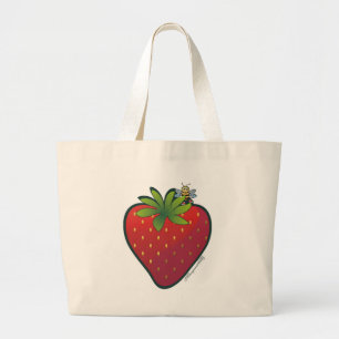 ErdbeerTaschen-Tasche Jumbo Stoffbeutel