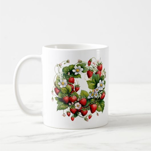Erdbeertasse Kaffeetasse (Links)