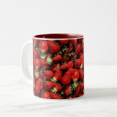 ErdbeerTasse Zweifarbige Tasse (Vorderseite Links)