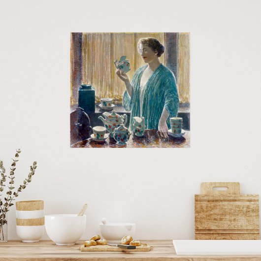 Erdbeertee-Set [Hassam] Poster (Küche)