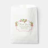 Erdbeerthemen-Geschenktüten für die Dusche Geschenktütchen (Vorderseite)