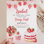 Erdbeertorte Geburtstag Einladung