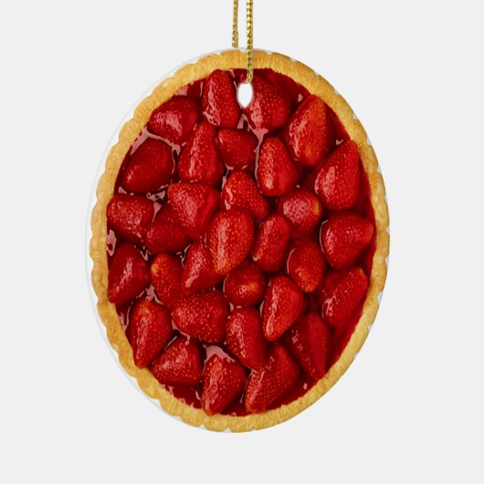 Erdbeertorte Keramik Ornament (Rechts)