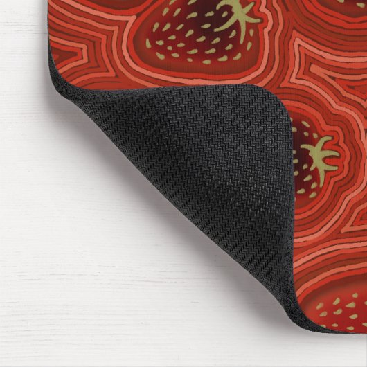 Erdbeerträume  mousepad (Ecke)
