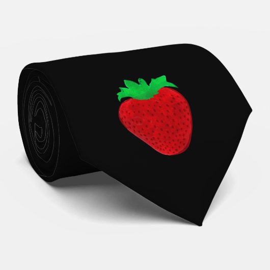 ErdbeerVintager Blick Krawatte (Gerollt)