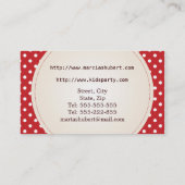 ErdbeerVisitenkarte Visitenkarte (Rückseite)