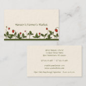 ErdbeerVisitenkarte Visitenkarte (Vorne/Hinten)