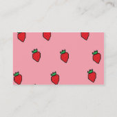 ErdbeerVisitenkarte Visitenkarte (Rückseite)