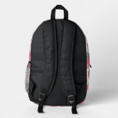 Erdbeervorschulrucksack Bedruckter Rucksack (Rückseite)