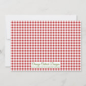 Erdbeerwagen-Babyparty-Einladung Einladung (Rückseite)