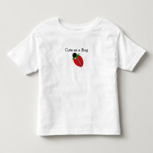 Erdbeerwanzen-Design Kleinkind T-shirt