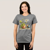 Erdbeerwanzen Tri-Blend Shirt (Vorderseite voll)