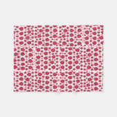 Erdbeerweiche Decke (Vorderseite (Horizontal))