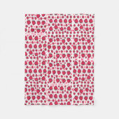 Erdbeerweiche Decke (Vorderseite)