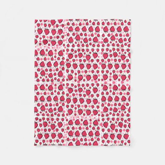 Erdbeerweiche Decke (Vorderseite)