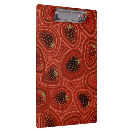 Erdbeerwirbel-Spirale Klemmbrett (Rechts)