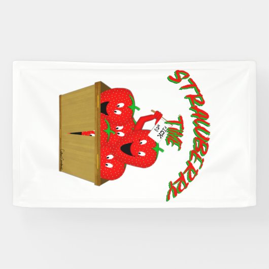 Erdbeerzeit! Banner (Horizontal)