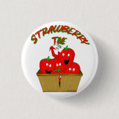 Erdbeerzeit! Button (Vorderseite)