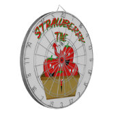 Erdbeerzeit! Dartscheibe (Vorderseite Links)