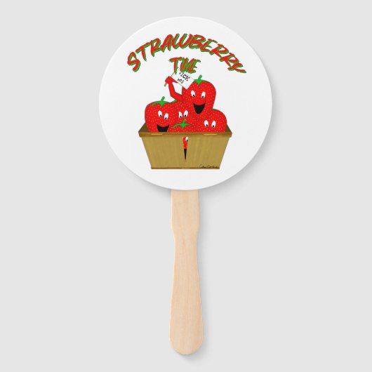 Erdbeerzeit! Fächer (Rückseite)