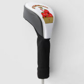 Erdbeerzeit! Golf Headcover (angewinkelt)