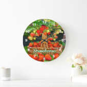 Erdbeerzeit Große Wanduhr (Zuhause)