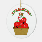 Erdbeerzeit! Keramik Ornament (Links)