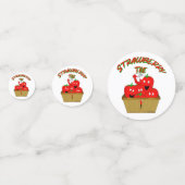 Erdbeerzeit! Konfetti (Vorderseiten)