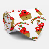 Erdbeerzeit! Krawatte (Gerollt)