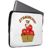 Erdbeerzeit! Laptopschutzhülle (Vorne Rechts)