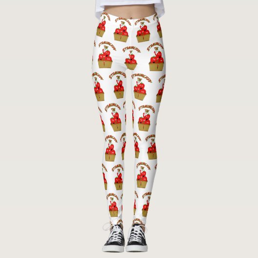 Erdbeerzeit! Leggings (Vorderseite)