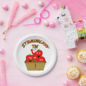 Erdbeerzeit! Pappteller (Party)