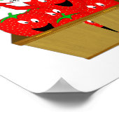 Erdbeerzeit! Poster (Ecke)