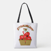Erdbeerzeit! Tasche (Rückseite)