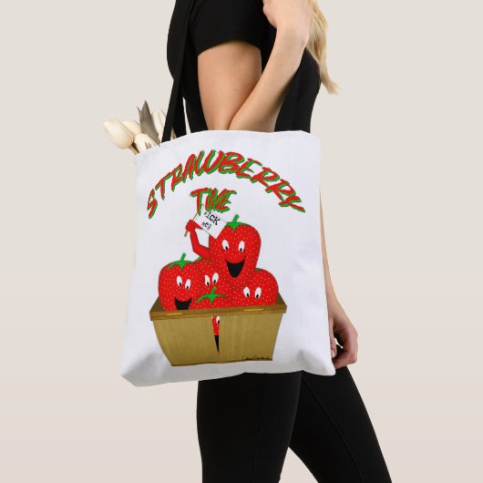 Erdbeerzeit! Tasche (Von Nahem)