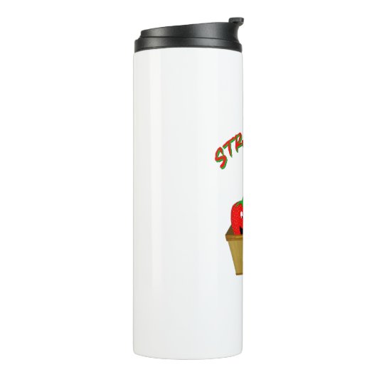 Erdbeerzeit! Thermosbecher (Nach links gedreht)