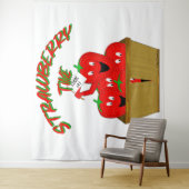 Erdbeerzeit! Wandteppich (Beispiel)