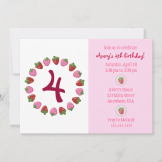 Erdbeerzirk Einladung