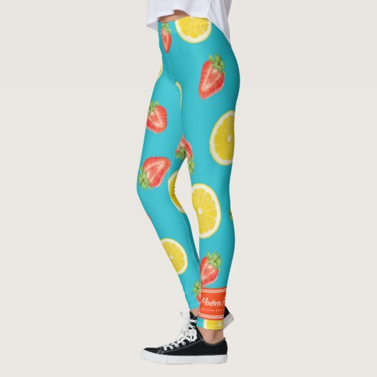 Erdbeerzitronen-Leggings Leggings (Links)