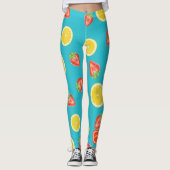 Erdbeerzitronen-Leggings Leggings (Vorderseite)