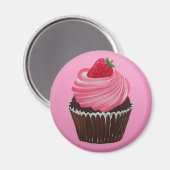 Erdbeerzucker Magnet (Vorderseite/Rückseite)