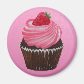 Erdbeerzucker Magnet (Vorne)